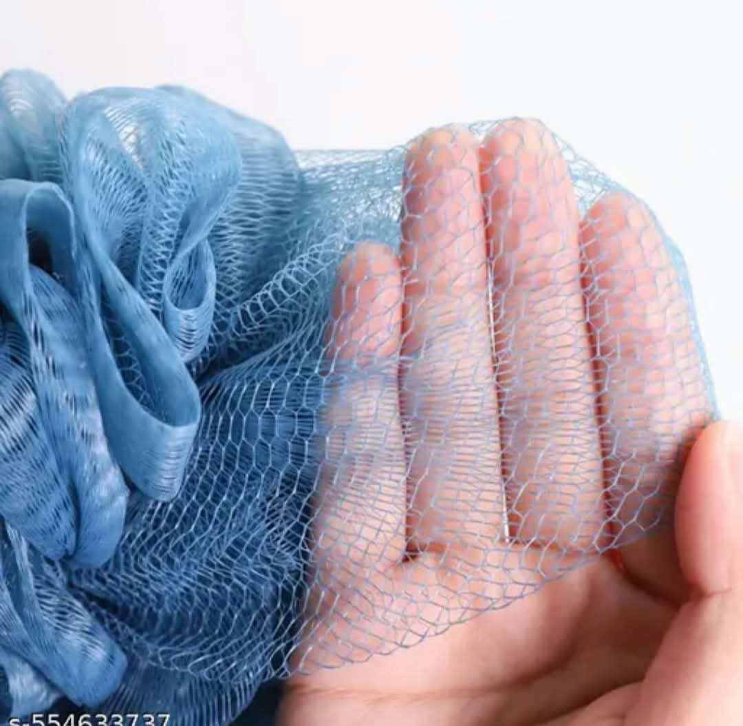 Nylon Loofah Bath Scrubber – Body Exfoliating Scrubber | Pack of 2