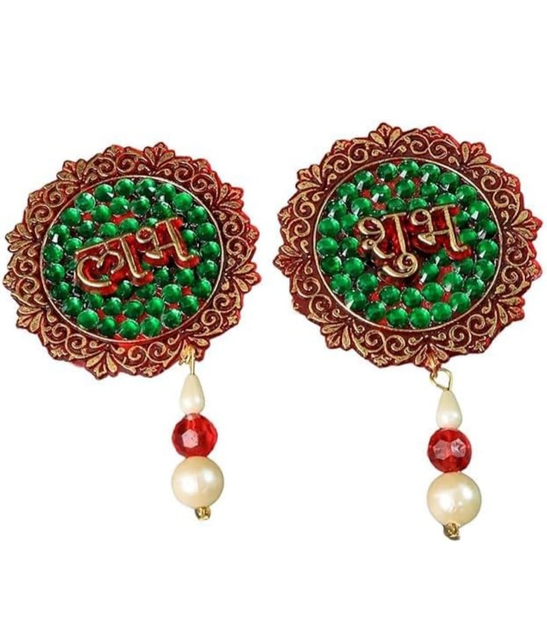 Traditional Shubh Labh Beaded Door Hanging
