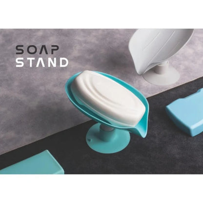 Self-Draining Leaf Shape Soap Dish Holder – Pack of 2