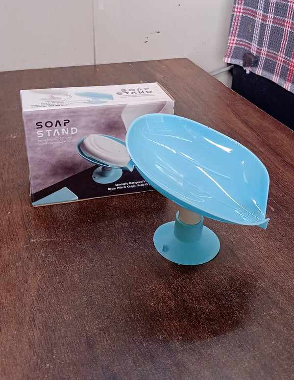 Self-Draining Leaf Shape Soap Dish Holder – Pack of 2